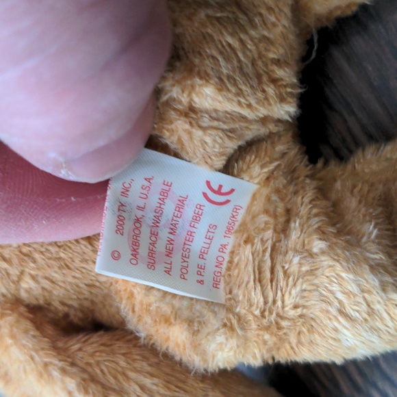 ty Beanie Babie Cashew 2000 Edition (Rare) - Picture 7 of 7